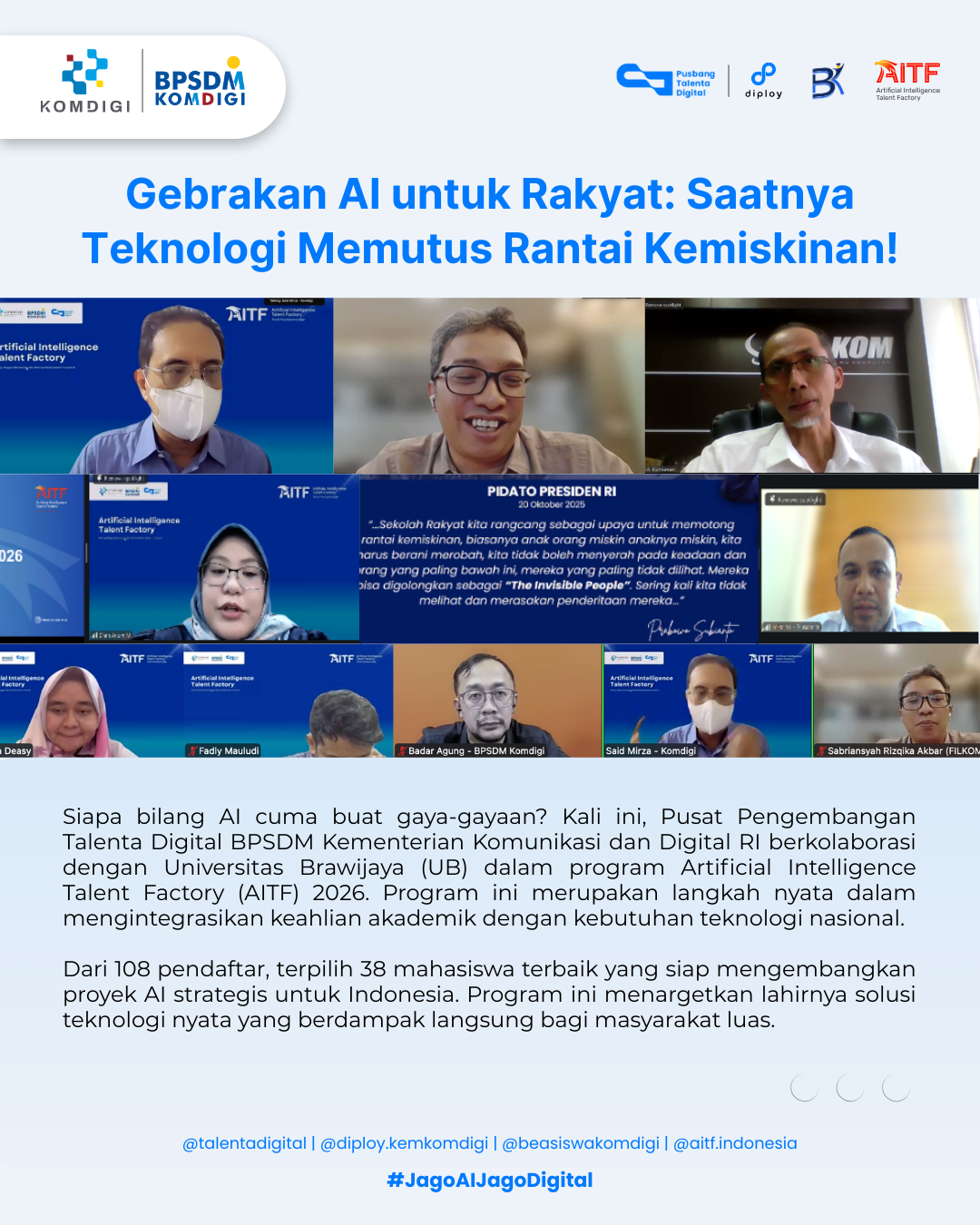 Kick Off AITF x Universitas Brawijaya 2026